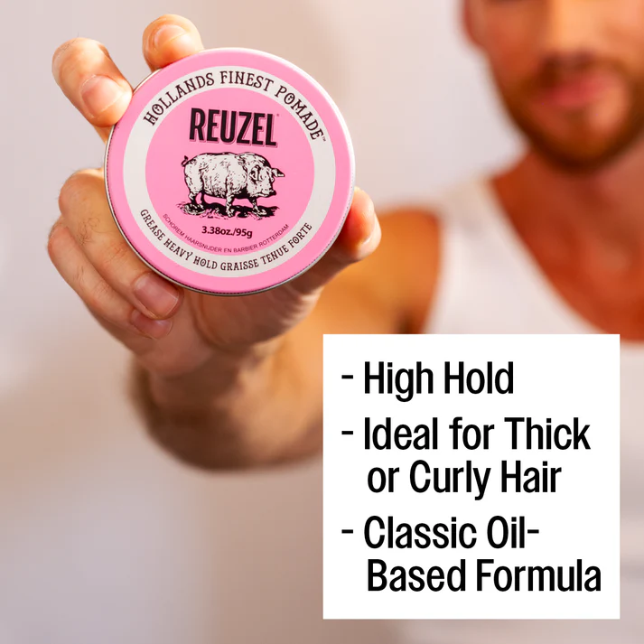 Pink Grease Heavy Hold Pomade - Image 3