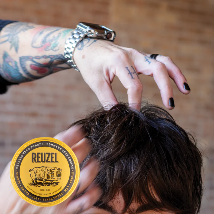 Liquid Death x Reuzel – Severed Head Clay Pomade - Image 7